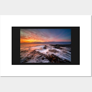 Avoca Beach sunset Posters and Art